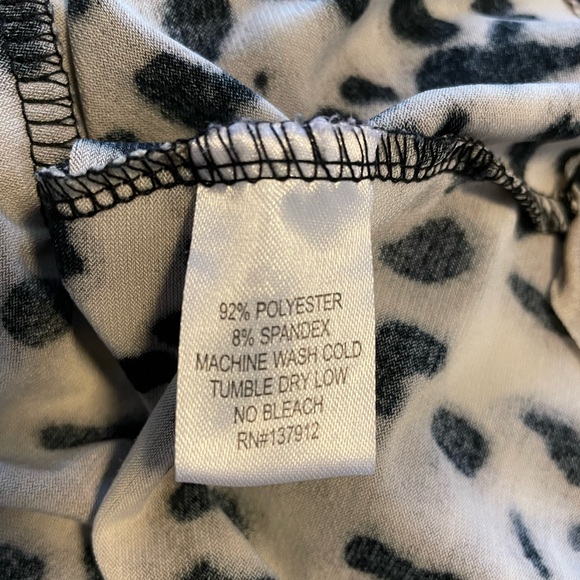 Maria Gabrielle Animal Print Blouse / Top 2XL - Picture 7 of 7